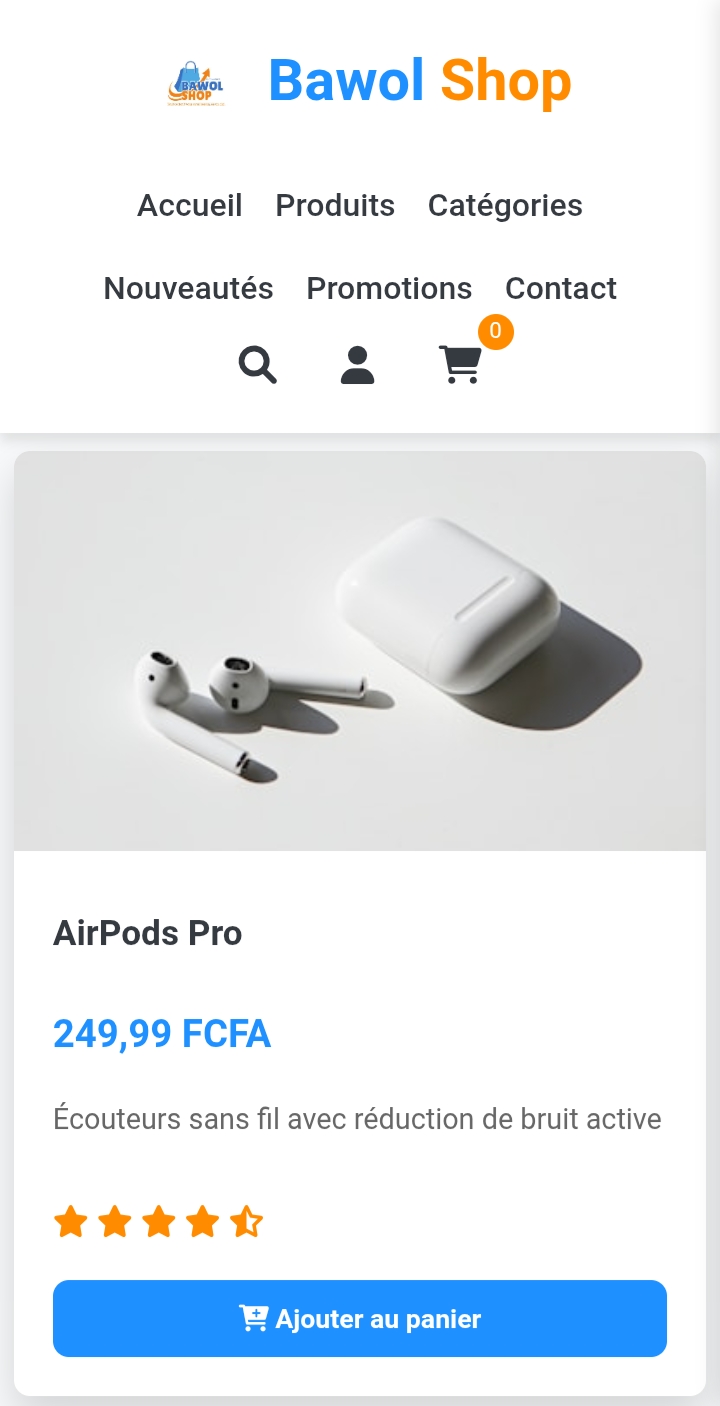 Bawol Shop — E-commerce